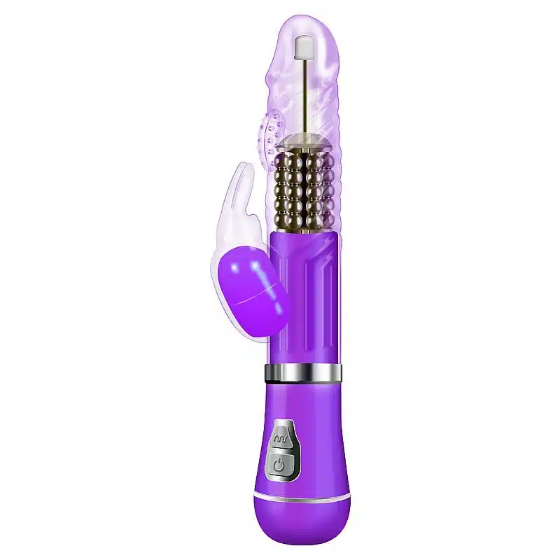 Vibrador Rotativo de Coelho 9 Modos de vibração e 6 Velocidades de Rotação  À Pilha  Imagem 4
