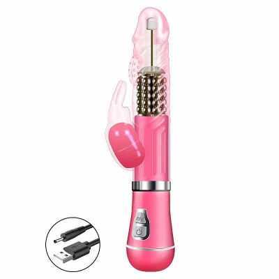 Vibrador Rotativo de Coelho - Recarregável 10 27345 4