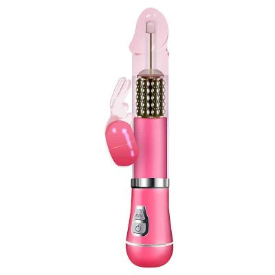 Vibrador Rotativo e estimulador de ponto G de Coelho á Pilha 13 27382 4