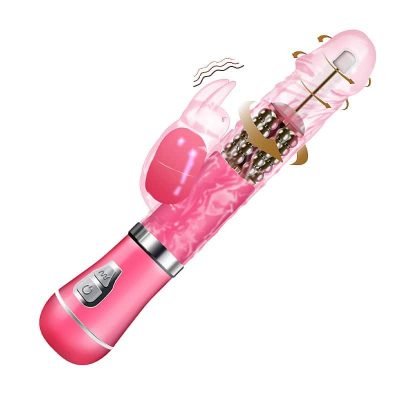 Vibrador Rotativo com Textura Recarregável 9 Modos de vibração e 6 Velocidades de Rotação 15 27403 4