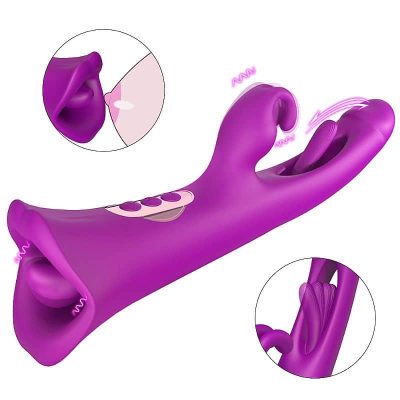 Vibrador de Ponto G e clitóris com Boca Dedilhar Slap Tease Park - S-Hande 12 27455 4
