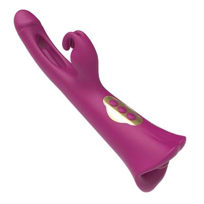 Vibrador de Ponto G e clitóris com Boca Dedilhar Slap Tease Park - S-Hande 17 27581 4