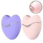 Vibrador Pulsação Honey Heart com 5 Modos de pulsação e 9 Modos de vibração S-Hande