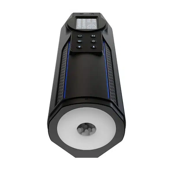 Meishang Masturbador Lanterna com Vai e Vem e Voz com Led 10 Modos de Vibração - Imagem 7