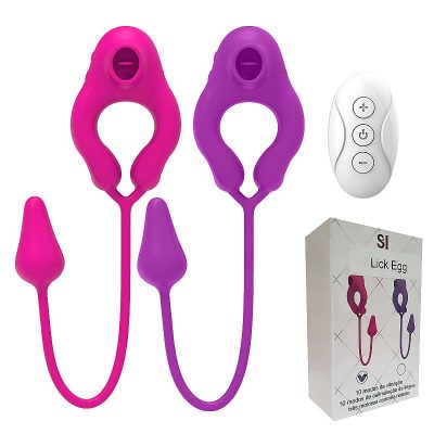 Vibrador de Ponto G e Clitóris com Bullet Lick Egg 10 modos de vibração - ALWUP 17 28797 4
