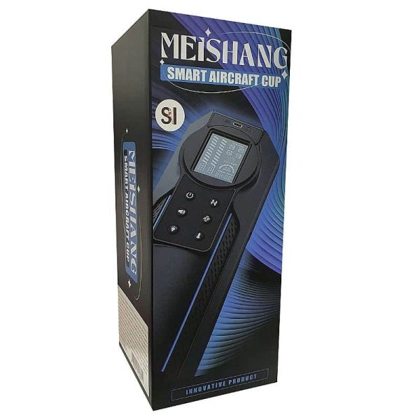 Meishang Masturbador Lanterna com Vai e Vem e Voz com Led 10 Modos de Vibração - Imagem 9