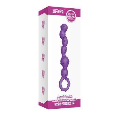 Plug Anal com textura Anal Beads -15cm