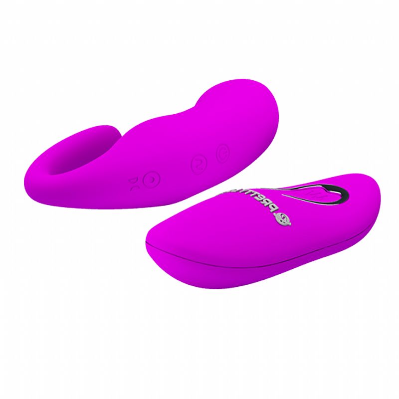 Vibrador para casal recarregável em silicone com 12 modos de vibração e controle remoto sem fio - Pretty love tiffany 2 Vibrador para casal recarregável em silicone com 12 modos de vibração e controle remoto sem fio - Pretty love tiffany - Imagem 2