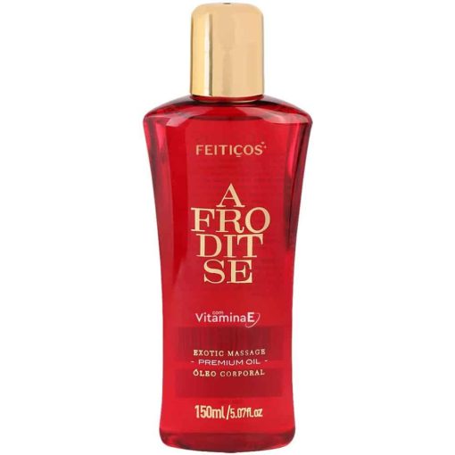 Afroditse Óleo de massagem ideal para hidratação da pele ou para maciez dos cabelos Feitiços aromáticos - 150 ml