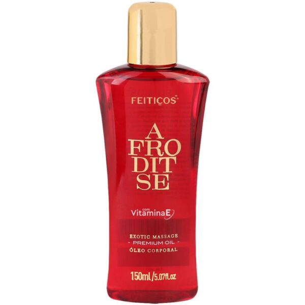 Afroditse Óleo de massagem ideal para hidratação da pele ou para maciez dos cabelos Feitiços aromáticos - 150 ml