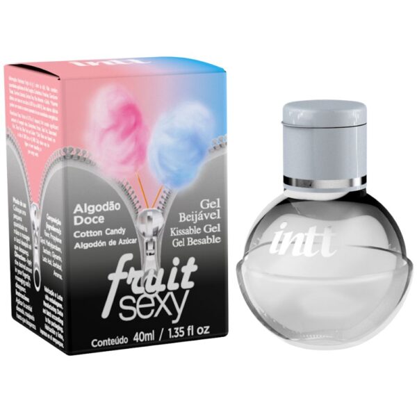 Intt fruit sexy - Gel beijável corporal que esquenta - 40 ml | sabor: Algodão doce