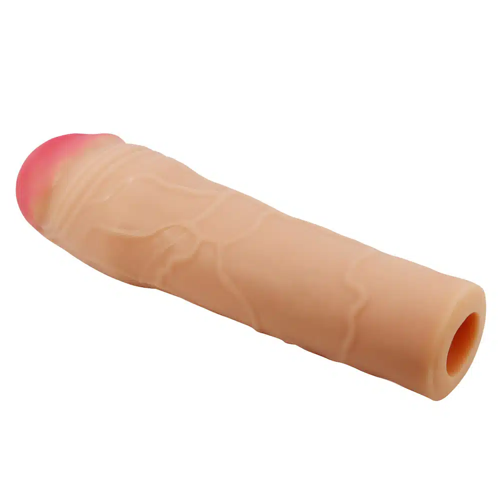 Capa Peniana flexível Chane emborracha ultra macia 18,0x3,9cm  Pretty Love  Imagem 2