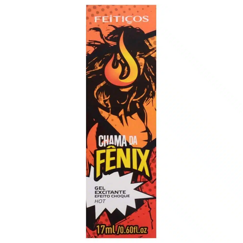 Chama Da Fênix Excitante Hot Gel com efeito choque e aquece  Feitiços aromáticos 17 ml  Imagem 2