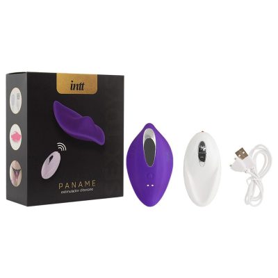 Paname Vibrador de Calcinha roxo com 12 Vibrações em Silicone Intt 9 IM0110 5