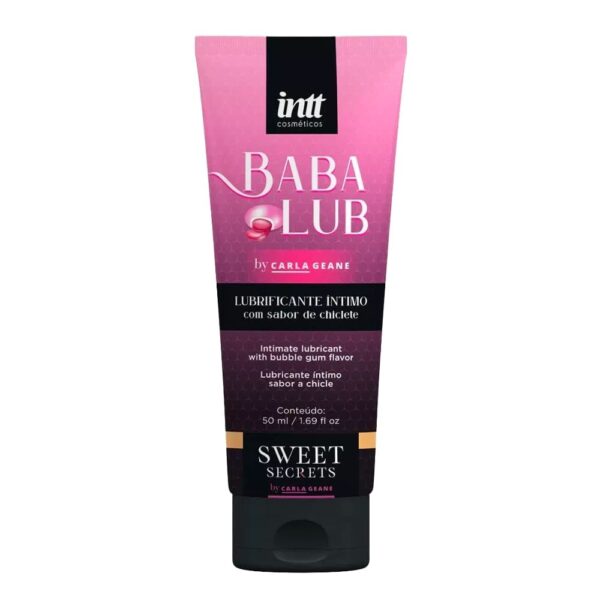 Intt Babalub Lubrificante Beijável à Base d'Água 50ml Linha Sweet Secrets