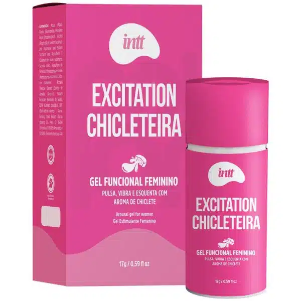 Excitation Chicleteira Excitante Feminino 17ml Intt Linha Collors