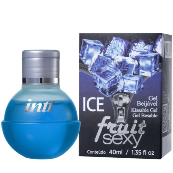 Intt Fruit Sexy - Gel beijável corporal que esfria - 40 ml | sabor: ice