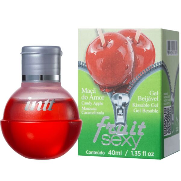 Intt Fruit sexy maçã do amor - Gel beijável corporal que esquenta - 40 ml