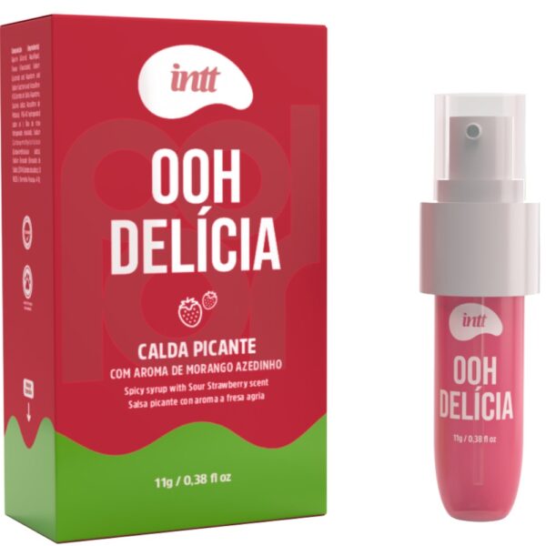 Ooh delicia calda picante com aroma de Morango - Intt