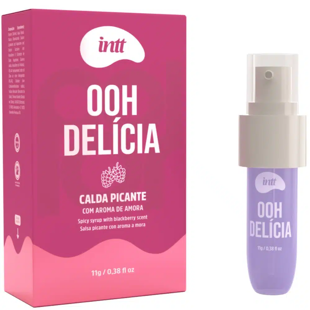 OOH Delícia Amora Calda Picante 11g Linha Collors  Intt