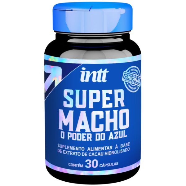 Intt Super Macho Suplemento multivitamínico potencializador masculino com poder do azul - 30 cápsulas