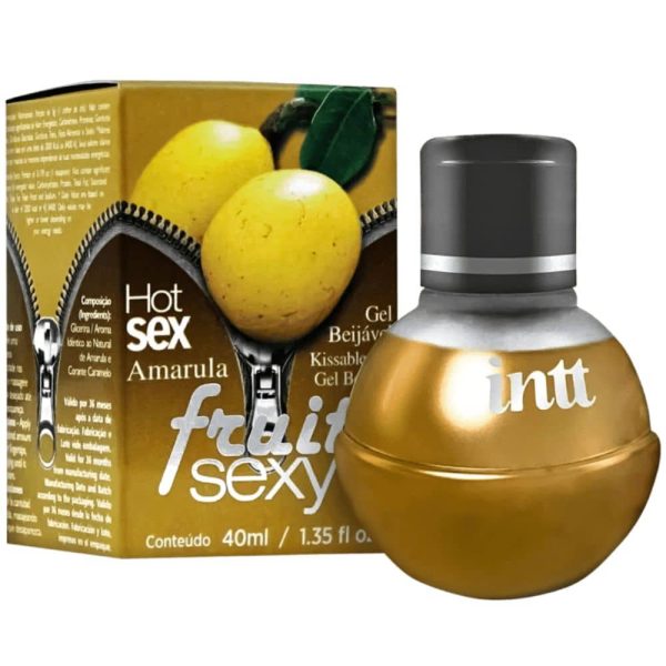 Intt fruit sexy - Gel beijável corporal que esquenta - 40 ml | sabor: Amarula