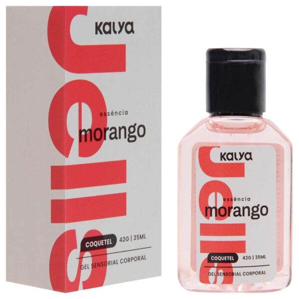 Jells Coquetel Gel Comestível Hot morango  30Ml Kalya