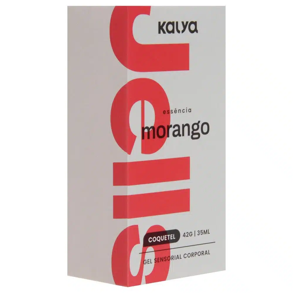 Jells Coquetel Gel Comestível Hot morango  30Ml Kalya  Imagem 3