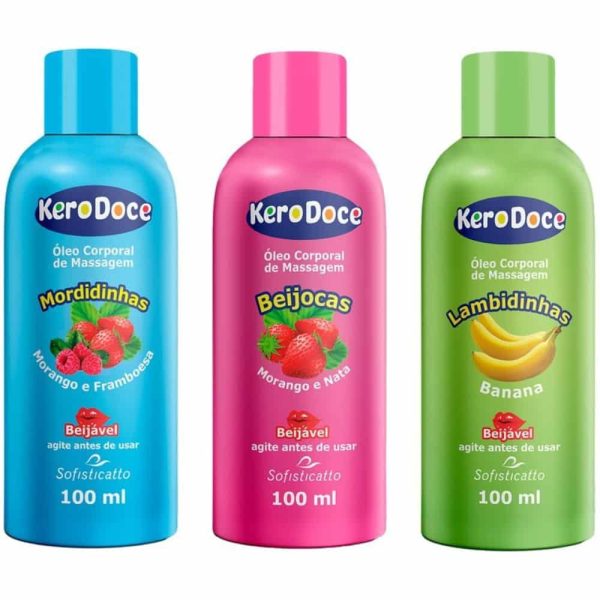 Kero Doce Óleo para Massagem Beijável 100Ml Sofisticatto