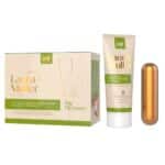 Kit my pleasure laura muller lubrificante íntimo e bullet com 10 modos de vibrações  intt