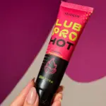 Lubpro hot Premium lubrificante efeito quente com sabor melancia 60ml feitiços aromáticos