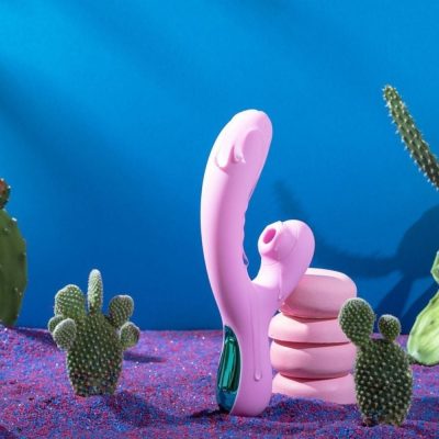 Alternative view of Oasis Vibrador Rabbit em Silicone com 10 Modos de Vibração, 10 Ondas de Pressão e Recarregável - Intt Toys