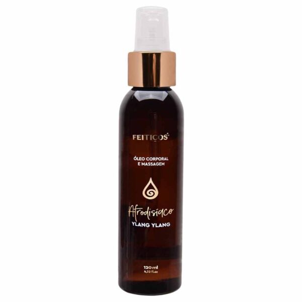 Óleo corporal para massagem em spray aroma Ylang Ylang - Feitiços aromáticos 120 ml