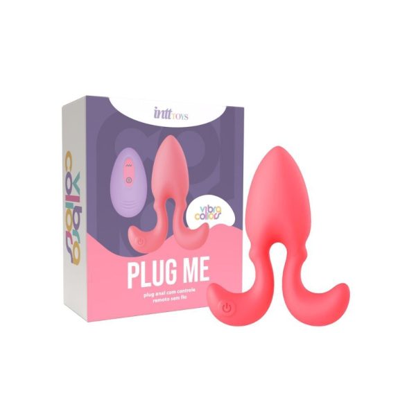 Plug Anal com Controle Remoto Plug Me - Intt Cosméticos