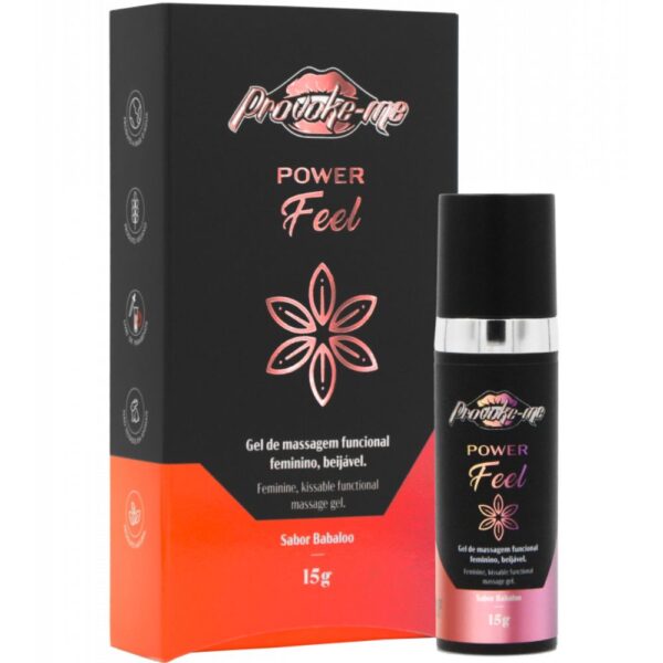 Power feel gel adstringente feminino beijável 15g Provoke-me