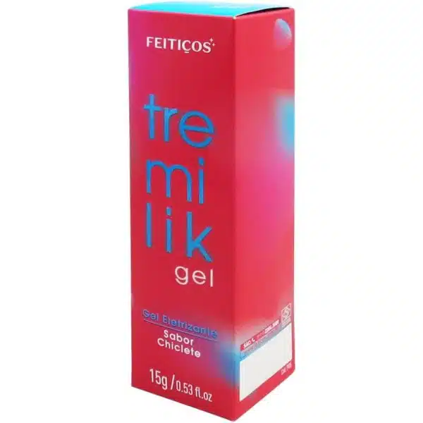 Tremilik Gel Vibrador Líquido Beijável sabor chiclete com Vibramax 15g Feitiços - Imagem 3