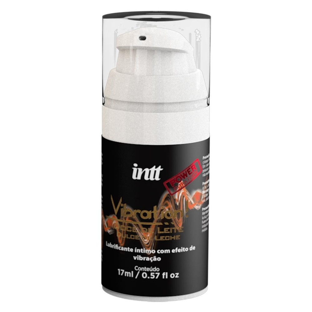 Vibrador Líquido Vibration Power Beijável Doce de Leite 17ml Intt - Imagem 2
