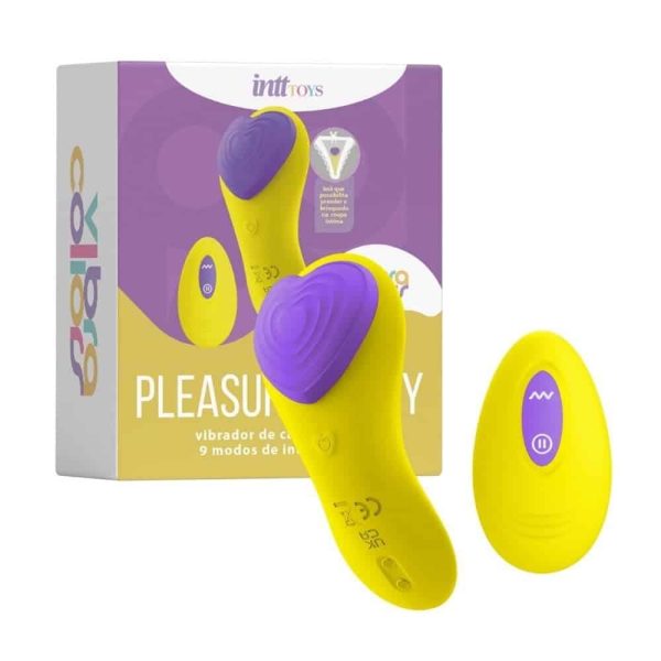Vibrador de Calcinha Pleasure Panty com Carregamento Magnético, 9 Modos de Vibração e Controle Remoto Sem Fio