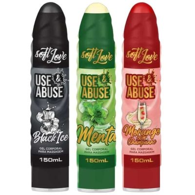 Use E Abuse Gel Comestível Interativo Black Ice 150Ml Soft Love