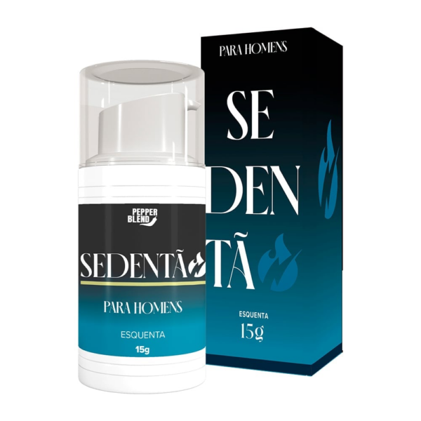 Sedentão Excitante Masculino com Ação Vasodilatadora e Aquecimento Pepper Blend