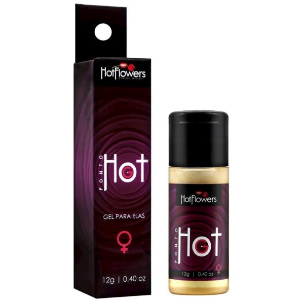 Gel Excitante Feminino Ponto G Hot - Hot Flowers