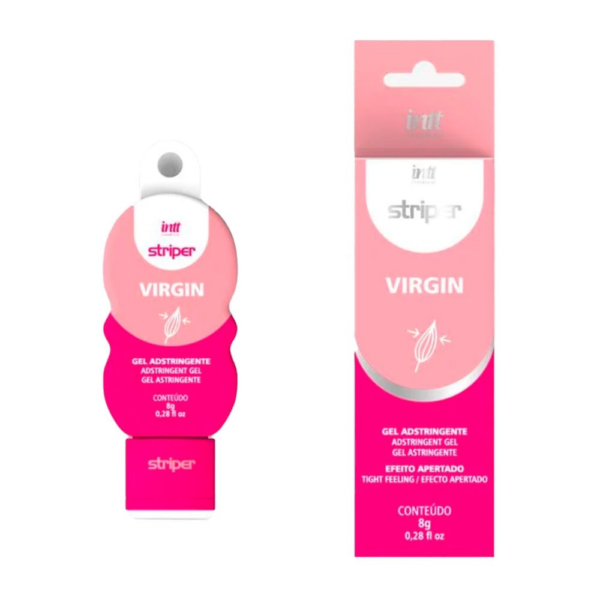 Gel adstringente vaginal feminino - intt striper virgin | 8 g