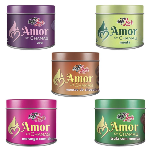 Amor Em Chamas Vela Aromática 50G Soft Love