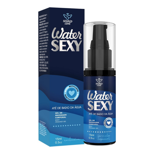 Water Sexy Lubrificante Siliconado 15Ml Segred Love