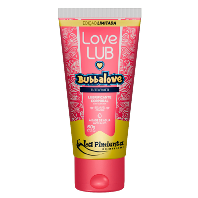 Bubbalove lubrificante beijável tutti frutti love lub 60g la pimienta