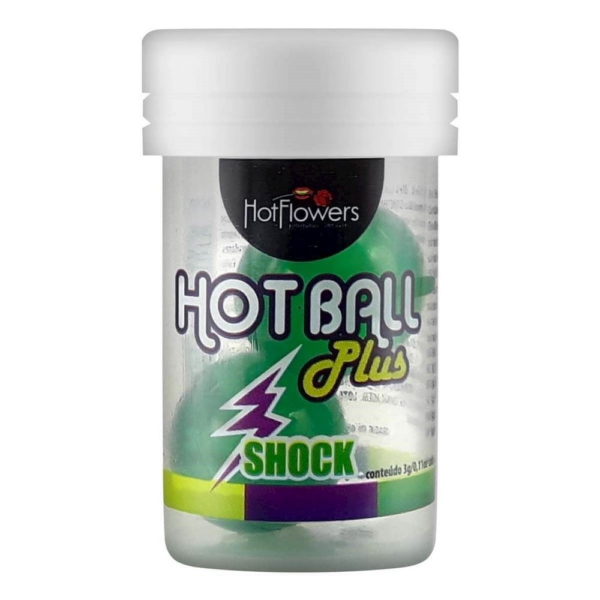 Bolinha Hot Ball Plus Shock - Com Óleo de Silicone