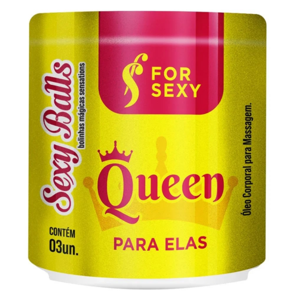 Queen Sexy Ball Bolinha Feminina 03 Unidades For Sexy