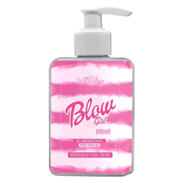 Blow girl mix de gel e creme beijável com aroma irresistível de morango - Hot flowers | 320 ml