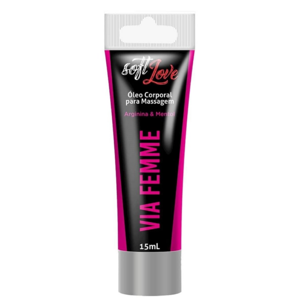 Via Femme Gel Excitante Feminino 15Ml Soft Love