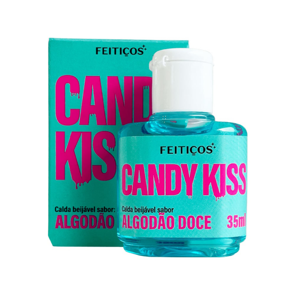 Candy kiss Calda beijável para sexo oral Sabor Algodão Doce - Feitiços aromáticos 35ml